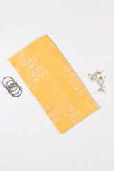 Yellow - Kota Doria Bagru Hand Block Printed Saree